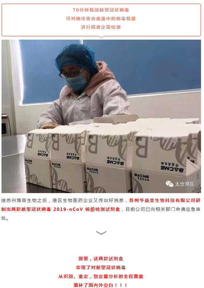 【戰(zhàn)“疫”一線】抗擊疫情再發(fā)力！又一家港區(qū)生物醫(yī)藥企業(yè)研制出高性能新冠病毒核酸檢測(cè)試劑盒！